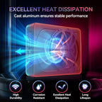 Andeman 1000W Smart Car Subwoofer with Remote & APP Dual Control - 10" Slim Under Seat Powered Bass, 16M RGB Color Lights, Built-in Amp & Hi/Lo Input for Car/Truck/SUV/Jeep/MPV