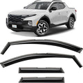 in-Channel Incredibly Durable Rain Guards for Hyundai Santa Cruz 2022-2026, Original Window Deflectors, Vent Window Visors, Vent Deflector, 4 pcs. - 622287