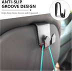 Car Seat Hook for Tesla Model Y & Model 3 2017-2026 (not for Performance 2017-2026/Standard 2026),Headrest Hooks for Tesla Accessories,Purse Hook,Car Seat Back Organizers,ABS Materials(2 Pack-Black)