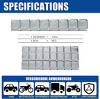 Upgraded Wheel Weights 1/4oz, 5kg / 11 lb/Roll,715pcs Adhesive Stick on Wheel Weights, Perfect for Cars/Trucks/SUVs/Motorcycles