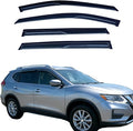 Rain Guards Window Visors for Nissan Rogue 2014-2020,Tape On Black Rain Deflectors for Car Windows, Weatherproof & Easy Installation, Fits S/SV/SL Trims,Truck Accessories-4pcs