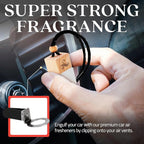Afgan Oud Car Air Freshener for Men with Vent Clip | Car Scents Air Freshener with Sauvage Fragrance | Strong Car Perfume Air Freshener | Odor Eliminating Car Air Fresheners by, 8ml, Brown