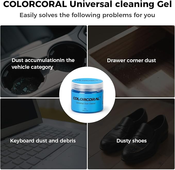 Universal Cleaning Gel for Office Electronic Products Keyboard Cleaner Dust Cleaning Gel for Car Interior Cleanings,Car Putty Reusable Slime goo, Magic Cleaning Putty for Vehicle Vents