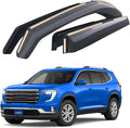 Goodyear Shatterproof in-Channel Window Deflectors for GMC Acadia 2024-2026, Rain Guards, Window Visors for Cars, Vent Deflector, Car Accessories, 4 pcs - GY008133