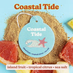 Summer Mix Car Charms 4-Pack Included Scents: Coastal Tide, Bronzed Coconut, Tropical Citrus, Florence