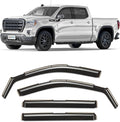 in-Channel Incredibly Durable Rain Guards for GMC Sierra 1500 2019-2026 Crew Cab,Original Window Deflectors,Vent Deflector,Vent Window Visors,Truck Accessories,4pcs-619003LPv