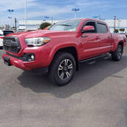 in-Channel Vent Deflectors Window Visors rain Guards for 2016-2023 Toyota Tacoma Crew Double Cab, 194768 4pcs