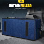 Car Trunk Organizer - 95L Collapsible Trunk Organizer with Lid, Sturdy Car Storage for SUV Auto Truck Van with Adjustable Straps and Non Slip Bottom (Blue, XX-Large)