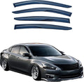 Tape On Rain Guards Window Visors Compatible with 2019-2025 Nissan Altima,Side Window Wind Deflectors Rain Guards Shade for 19-25 Altima,Vent Visors, Easy Installation,Car Accessories-4PCs