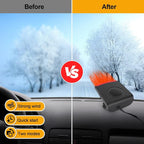 Portable Car Heater, Car Heater Defroster With 2 in 1 Heating/Cooling, Anti-Fog Plug in Cigarette Lighter for Car Defroster Windshield Fast Defogge, Suitable for Cars and SUV