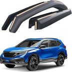 Goodyear Shatterproof in-Channel Window Deflectors for Honda CR-V (CRV) 2017-2022, Rain Guards, Window Visors for Cars, Vent Deflector, Car Accessories, 4 pcs - GY003445LP
