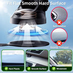 Car Phone Mount for Pop Socket: Suction Cup Cell Phone Holders for Automobile Dashboard Windshield Window - Dash Mounted Cellphone Stand Black Fits Thick Socket Wallet Grip for iPhone Samsung