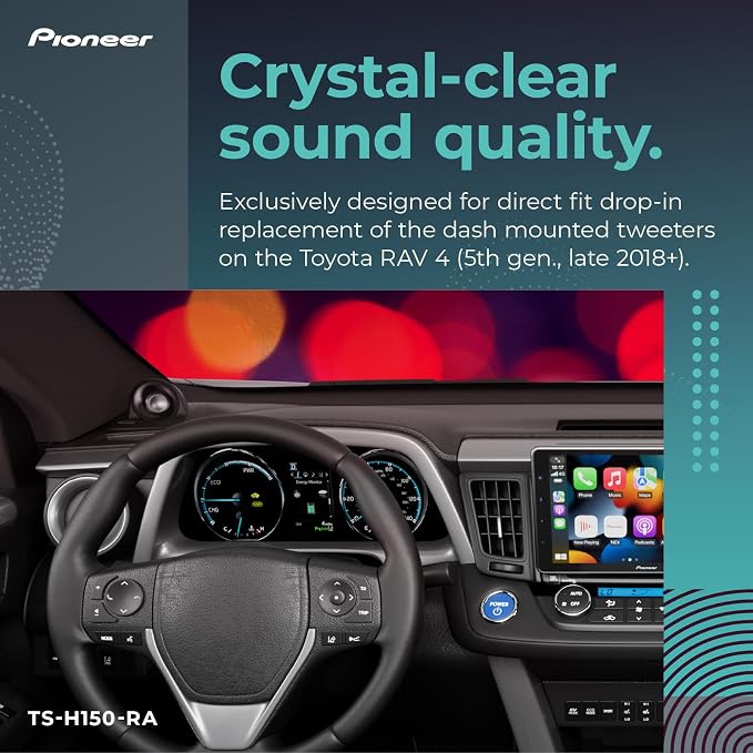 TS-H150-RA N/A Speakers (Pair) – 180W Max (50 RMS), Unique Solution for Front-Stage Reinforcement