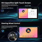 2K 10.1" Touch Screen Car Stereo for Toyota Camry 2015 2016 2017 Stereo 8 Core 6+128GB Upgrade Dash Kit Head Unit with Car-Play & Android Auto/SWC/DSP/AHD Camera