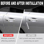 4PCS Car Door Edge Guards, Anti-Scratch Car Door Protector Trim Strip with Self Adhesive, Universal Door Guards for Cars Trucks SUVs, Exterior Car Accessories (Gray)