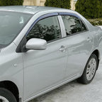 Window Rain Guards for Toyota Corolla 2009 2010 2011 2012 2013, Out-Channel Window Visors Vent Wind Deflectors-4PCS