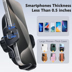 Custom Fit Phone Mount for Ford Bronco with Custom Base | Car Phone Holder for Ford Bronco 2021 2022 2023 2024 Car Accessories