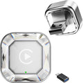 2026 2in1 Wireless CarPlay& Android Auto Adapter for iPhone& Android, Plug in Once Go Wireless Forever. Plug & Play CarPlay Dongle, Fast Auto-Connect, No Delay, USB A/USB-C Port