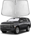 Windshield Sunshade Compatible for Chevrolet Tahoe 2021-2024 2025 2026, Sun Visor for Front Windshield & Window Sun Shade Cover, UV Heat Blocker & Protector, Car Accessories