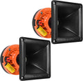2X WG270Ph Horn Driver - 1" Exit Phenolic Compression Driver 150 Watts 8 Ohm with Compact Exponential Horn for Car Audio - Midrange Vocal Driver (2 Horn Drivers) Bundle 300 Watts