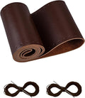 Leather Steering Wheel Cover Lace Up, Stitch on Steering Wheel Wrap, Universal Fit 13-20 Inch Car Truck Pickup Boat, A Whole Piece of Cowhide, DIY w/Needle Thread (Size XXL1, Coffee)