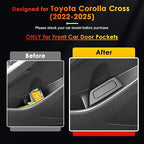 for Corolla Cross Trash Can for 2022-2025 Toyota Corolla Cross Small Car Trash Bin for Side Front Door Mini Trash Garbage Bin w/Lid for Toyota Accessories (Corolla Cross Left & Right Side)