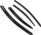 WD2-369 Dark Smoke 4 Pcs Set Window Visor (Outside Mount) Deflector Rain Guard Compatible with 2005-2010 Pontiac G6