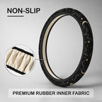15 Inch Neoprene Steering Wheel Cover Non-Slip (Star Moon)
