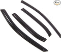 Outside Mount Window Vent Visors Rain Guards Compatible with Toyota Camry Sedan 2007-2011 | Side Window Wind Deflectors Rain Shields | Smoke Tinted, 4 Pcs Set, DGWV-418RM