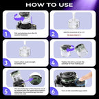 Smart Retractable Car Charger 69W USB C Fast Charge Air Freshener Starlight | 5 in 1 Fast Car Phone Chargers Adapter with Aromatherapy, Compatible with iPhone 17 16 15 14 13 and Android