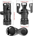 Cup Holder Expander for car, 2 in 1 Multifunctional Car Cup Holder Extender Adapter,with Adjustable Base,Compatible with Hydro Flask, Yeti, Nalgene, 32/40 oz Large Bottles Drinks Mugs