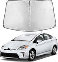 Windshield Sunshade Compatible for Toyota Prius Hatchback 2010-2013 2014 2015, (Not for Prius C or Prius V) Sun Visor for Front Window Sun Shade Cover, UV Heat Protector, Car Accessories