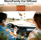 Car Air Freshener - The Original Wood Air Freshener, Long Lasting Odor Eliminator for Cars, Trucks & SUVs, Eco Friendly Vehicle Scent Diffuser, 2 Pack Scent Refill （Pine-Grove）CLIP INCLUDED
