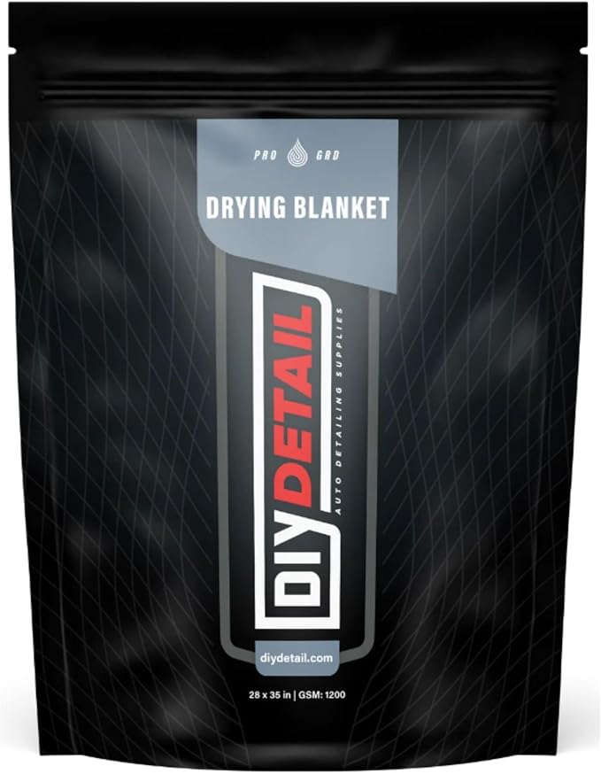 Drying Blanket – Extra‑Large 1200 GSM Micro‑Twist‑Loop Microfiber Towel 28″ × 35″ for Car, Truck & Glass Drying – Edgeless, Lint‑Free, Scratch‑Safe – Made in Korea