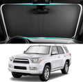 Car Windshield Sun Shade Compatible with Toyota 2010-2025 4Runner,Oxford Cloth Windshield Cover Sun Shade with Storage Bag,Foldable Car Shades Front Windshields for Blocking Sunlight