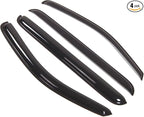 Outside Mount Window Vent Visors Rain Guards Compatible with Nissan Pathfinder 2005-2012 | Side Window Wind Deflectors Rain Shields | Smoke Tinted, 4 Pcs Set, DGWV-350