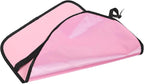 Back Kick Protector Pad and Auto Seat Back Dirt Cover Pink Faux Leather for Suvs and Trucks, Sturdy Anti-kick Mat Suitable for Family