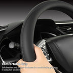 Car Steering Wheel Cover for Chevy for Silverado 1500 2500 3500, Tahoe, Equinox,Traverse,Colorado, Automative Accessories for Chevy, Black