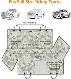 Truck Seat Cover for Dogs Waterproof 900D Soft Back Seat Cover for Crew Cab Protects Vehicle from Dog Hair, Scratches, Dirt Durable Rear Seat Cover for Pickup Truck F150 F250 Ram GMC 1500 2500