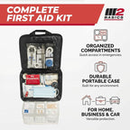 300 Piece Premium First Aid Kit w/Durable Bag for Home, Business | Office, Workplace, Car, Garage, Kitchen, Family, Classroom, Jobsite, Warehouse, School, Vehicle And Emergency Preparedness
