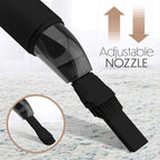 Portable Hand Vacuum Cleaner Handheld Cordless Cleaner for Dust Pet Hair Dirt Home Car Interior Lightweight, Easy to Use, Compact Design Battery Rechargeable with USB-C Cable - Black