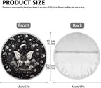 Butterfly Car Steering Wheel Cover Shade Cover, Cooling Steering Wheel Sun Block Anti-Heat Aluminum Foil Steering Wheel Sun Heat Shield for SUV Truck Van