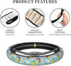 Happy Frog Elastic Steering Wheel Cover Non-Slip Breathable Steering Wheel Protector Fit Auto, SUVs, Truck