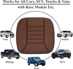 Car Seat Cushion with 1.2inch Comfort Memory Foam, Seat Cushion for Car and Office Chair (Brown)
