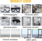 Micro-Molecular Anti-Fog Coating Agent Wiper, Magic Gem Coating Glass, Anti Fog For Car Windshield, Antifog Car Windshield, Anti Fog Glass Coating for Car Windshield Windows Mirrors (2PCS)
