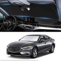Custom Fit Mazda 6 Windshield Sunshade for Mazda 6 2014-2021 Mazda6 Accessories Front Window Shades Cover for Windshield Sun Visor Protector 210T Reflector Block Heat Protector Blocks UV Rays