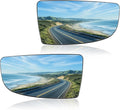 Driver and Passenger Lower Side Mirror Glass Compatible with 2015-2025 Ford Transit 150 250 350 2023-2025 E-Transit Replace BK3Z-17K707-A BK3Z17K707A
