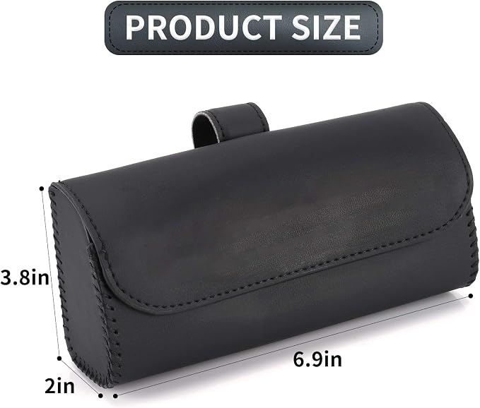 Sunglasses Holder for Car Sun Visor, Auto Eyeglasses Protective Storage Case, Vehicle Visor Accessories Organizer Box