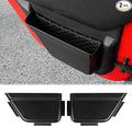 Rear Door Storage Pockets, Side Insert Organizer Box Net Pocket Replacement for 2011-2018 Jeep Wrangler JK JKU, Interior Storage Expansion Accessories, Black, 2PCs