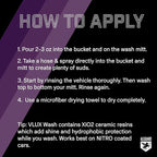 VLUX Wash - Car Wash Soap Formulated with XiO2™ Ceramic - Grime Busting Suds Gently Clean with pH-Netural Formula - Enhances Protection of Coatings, Waxes or Sealants - Gloss Finish